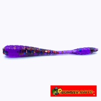 Мягкие приманки Bomber Baits Worm 25mm 012 Fiolet 15шт