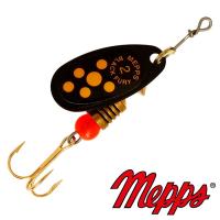 Блесна вертушка Mepps Comet Black Fury 2 NR JN 4.5gr Черный Желтый