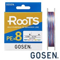 Шнур Gosen Roots PEx8 150m multicolor #0.8 16lb 0.148mm 7.3kg