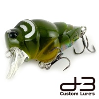 Воблер D-3 Custom Lures Chibi Fukuzemi Shallow 30 03