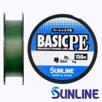 Шнур Sunline Basic PE HG 150m dark green #0.4 6lb 0.108mm 2.9kg