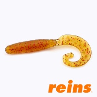 Мягкие приманки Reins FAT G-Tail Grub 2 566 Motor Oil Red Flake  20шт