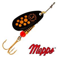 Блесна вертушка Mepps Comet Black Fury 3 NR JN 6.5gr Черный Желтый