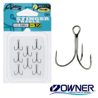 Крючки тройные Owner STBL-1.56BC barbless 10 8шт