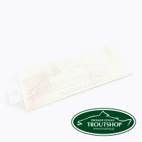 Наклейка Trout Shop Cutting Sticker White 18x7cm