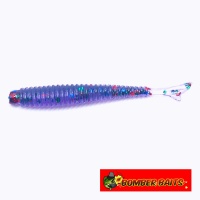 Мягкие приманки Bomber Baits U30 Fish Tail Ringer 30mm 013 UV Fialka 12шт