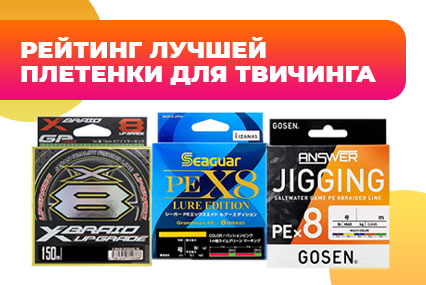 Рейтинг лучшей плетенки для твичинга