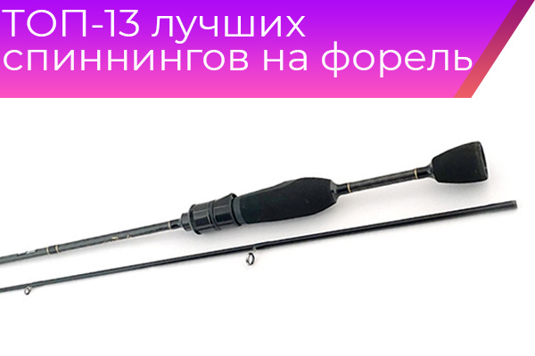 ТОП-13 лучших спиннингов на форель