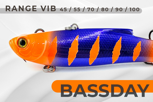 Вибы Bassday - Range Vib новые расцветки во всех размерах, в наличии
