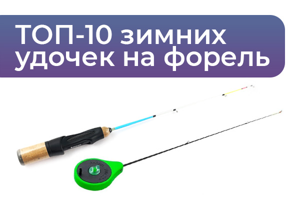 ТОП-10 зимних удочек на форель