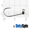 Форелевые джиг-головки OnlySpin Decoy AH-12 безбородые #8 0.15gr черный 3шт
