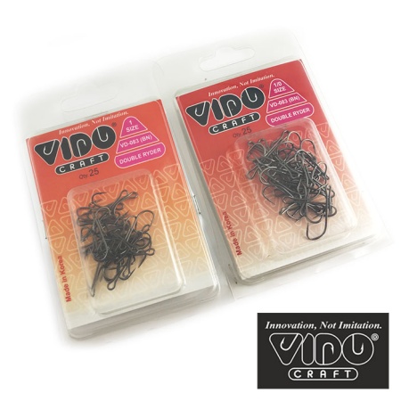Крючки двойные Vido Craft VD-083 BN Double Ryder 1 25шт