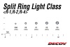 Заводные кольца Decoy Split Ring Light Class #1 9kg 20шт
