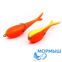 Поролоновые рыбки Мормыш Слаг с открытым двойником 16cm 47 2шт
