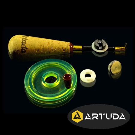 Зимняя удочка Artuda Трио S синяя