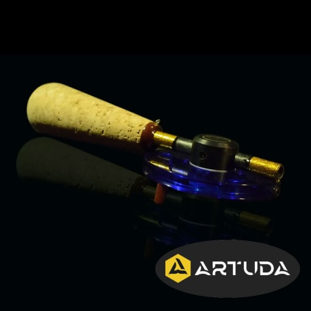 Зимняя удочка Artuda Трио S синяя