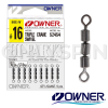 Вертлюжки Owner 52454 Triple Crane #16 9шт