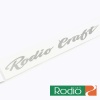 Стикер Rodio Craft Cutting Logo Sticker M Cursive Style 02 Carbon Silver