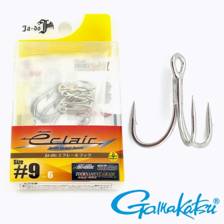 Крючки тройные Gamakatsu Ja-Do Eclair Treble Hook #9 6шт
