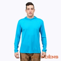 Футболка Grundens Tough Sun Hoodie Azure XL