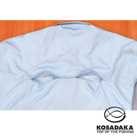 Рубашка Kosadaka Ice Silk Sunblock голубая L