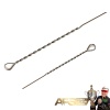 Поводок струна в тубусе APS (от Андрея Питерцова) 0.40mm 25cm 17kg 30шт