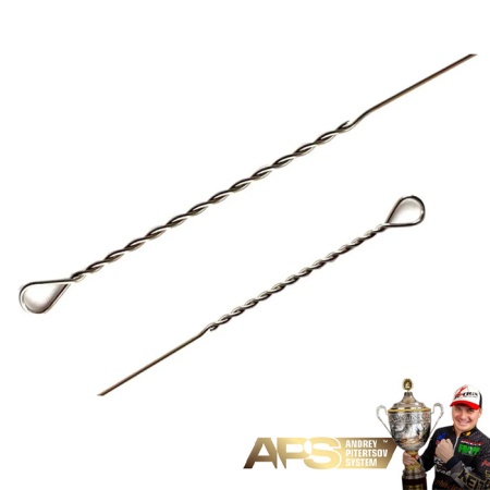 Поводок струна в тубусе APS (от Андрея Питерцова) 0.40mm 25cm 17kg 30шт