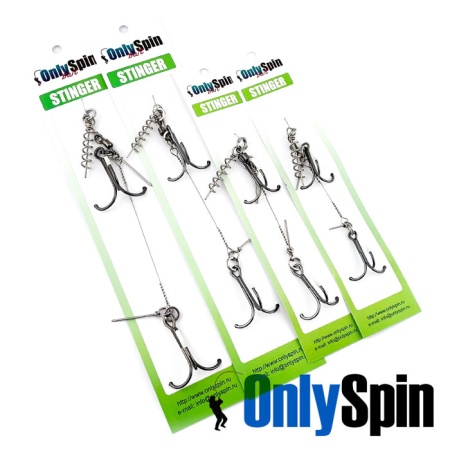 Стингер OnlySpin #2/0 30kg для приманок 22-26см