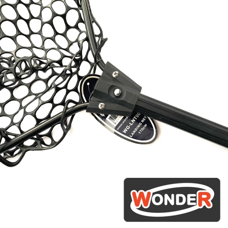 Подсак силиконовый для форели Wonder 1.7m black WG-LNT-007