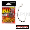 Крючки офсетные Decoy Worm 25 #4/0 5шт