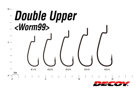 Крючки офсетные Decoy Worm 99 Double Upper #1/0 7шт
