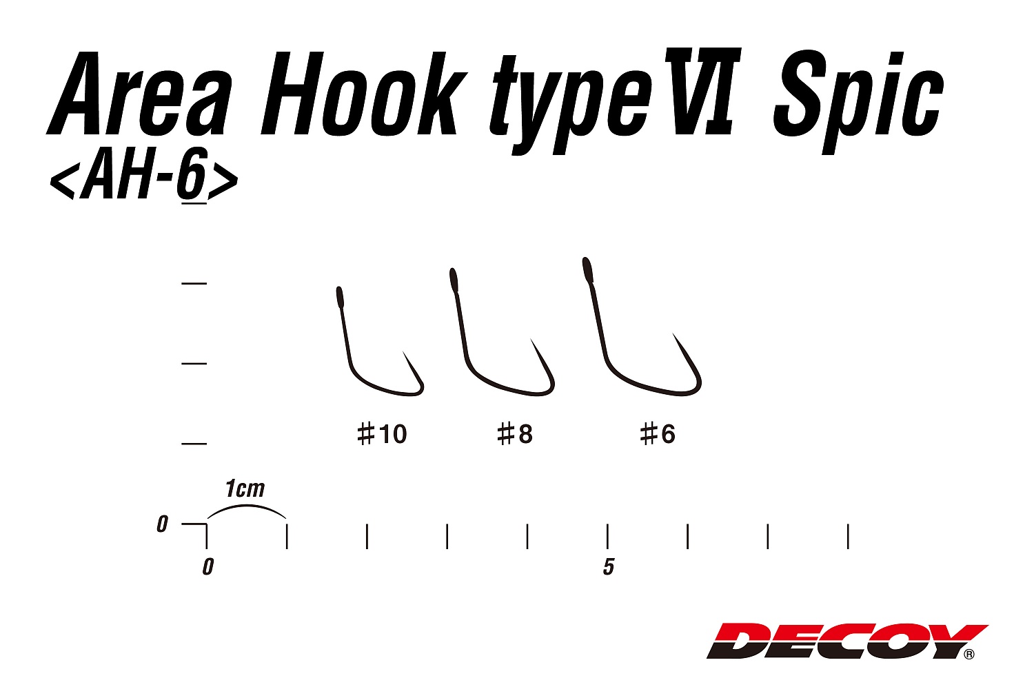 Крючки одинарные Decoy AH-Type VI #4 10шт