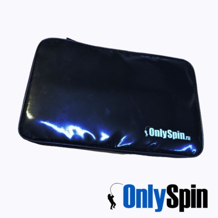 Подушка большая для рыбалки OnlySpin Logo малое 40х27х13cm #черный