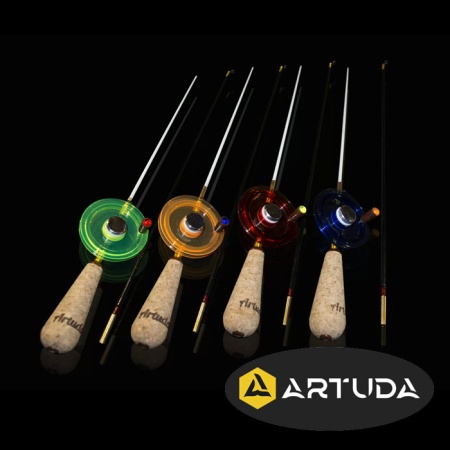 Зимняя удочка Artuda Трио S синяя
