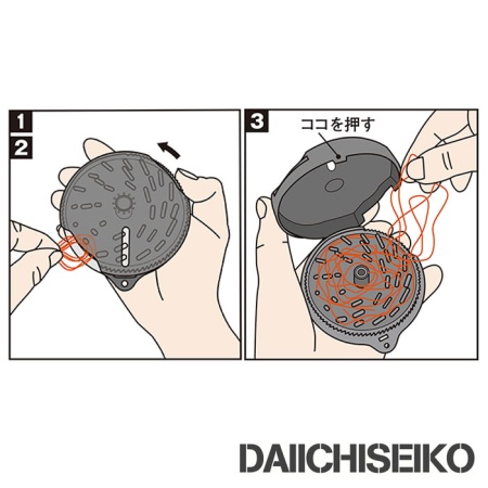 Коробка Daiichiseiko Itokuzu Winder Dark Earth