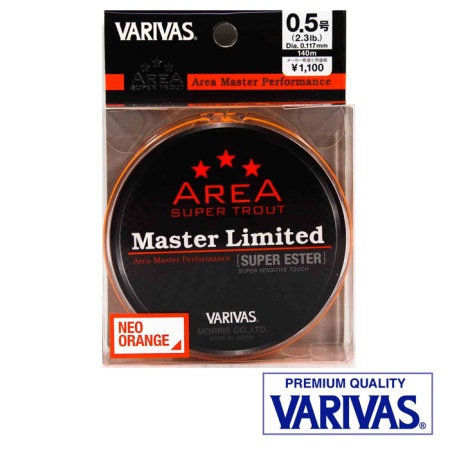 Эстер Varivas Super Trout Area Master Limited Super Ester 140m orange #0.4 2.1lb 0.104mm 0.9kg
