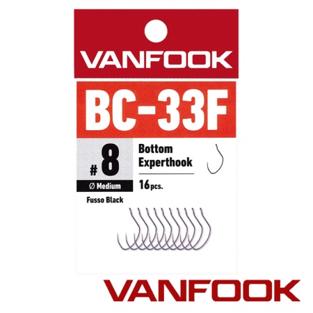 Крючки одинарные Vanfook BC-33F #6 16шт