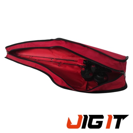 Чехол Jig It для зимних удилищ полужесткий Red 80cm