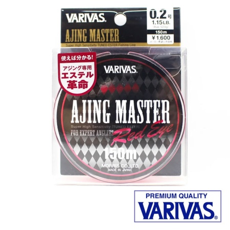 Эстер Varivas Ajing Master Red Eye 150m #0.4 2.3lb 0.104mm 1kg