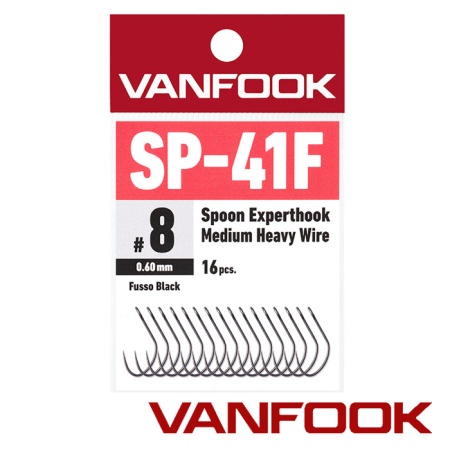 Крючки одинарные Vanfook SP-41F #8 16шт