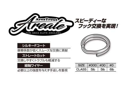 Заводные кольца Decoy R-20 Areate Ring #000 5lb 15шт