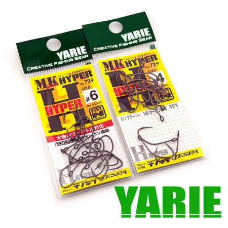 Крючки одинарные Yarie 729 MK Hook Hyper #4 16шт
