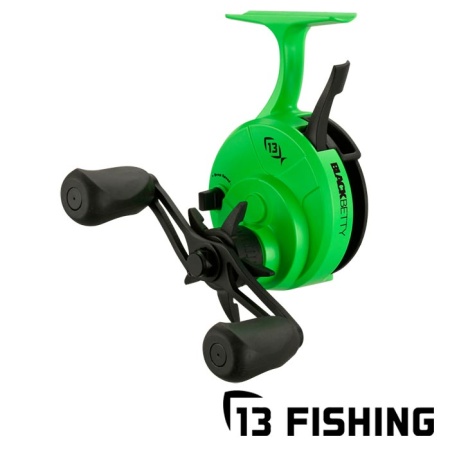Зимняя катушка 13 Fishing Black Betty FreeFall Ghost green RH