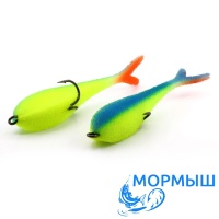 Поролоновые рыбки Мормыш Слаг с открытым двойником 18cm 11 2шт