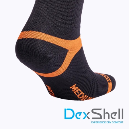 Водонепроницаемые носки DexShell Hytherm Pro черный/оранжевый L(43-46)
