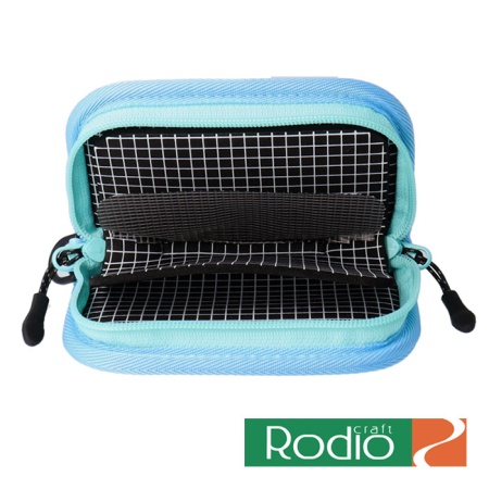 Кошелек для блесен Rodio Craft Carbon Wallet Mini Long ice blue/black
