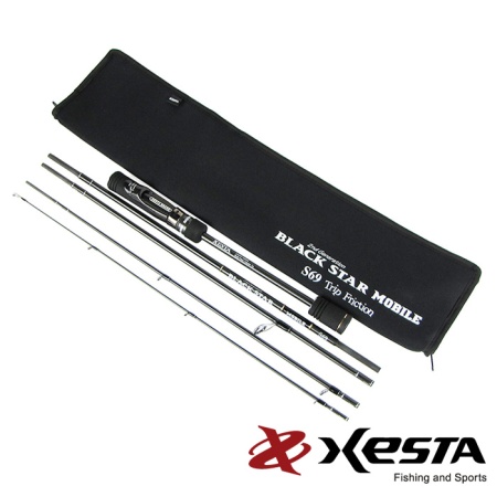 Спиннинг Xesta Black Star 2nd Generation Mobile 2.1m 0.2-10gr S69 Trip Friction