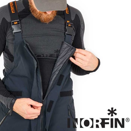 Полукомбинезон Norfin Rebel Pro Pants Gray M