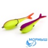 Поролоновые рыбки Мормыш Слаг с открытым двойником 18cm 09 2шт