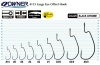 Крючки офсетные Owner 4115 Large Eye Offset 4 6шт